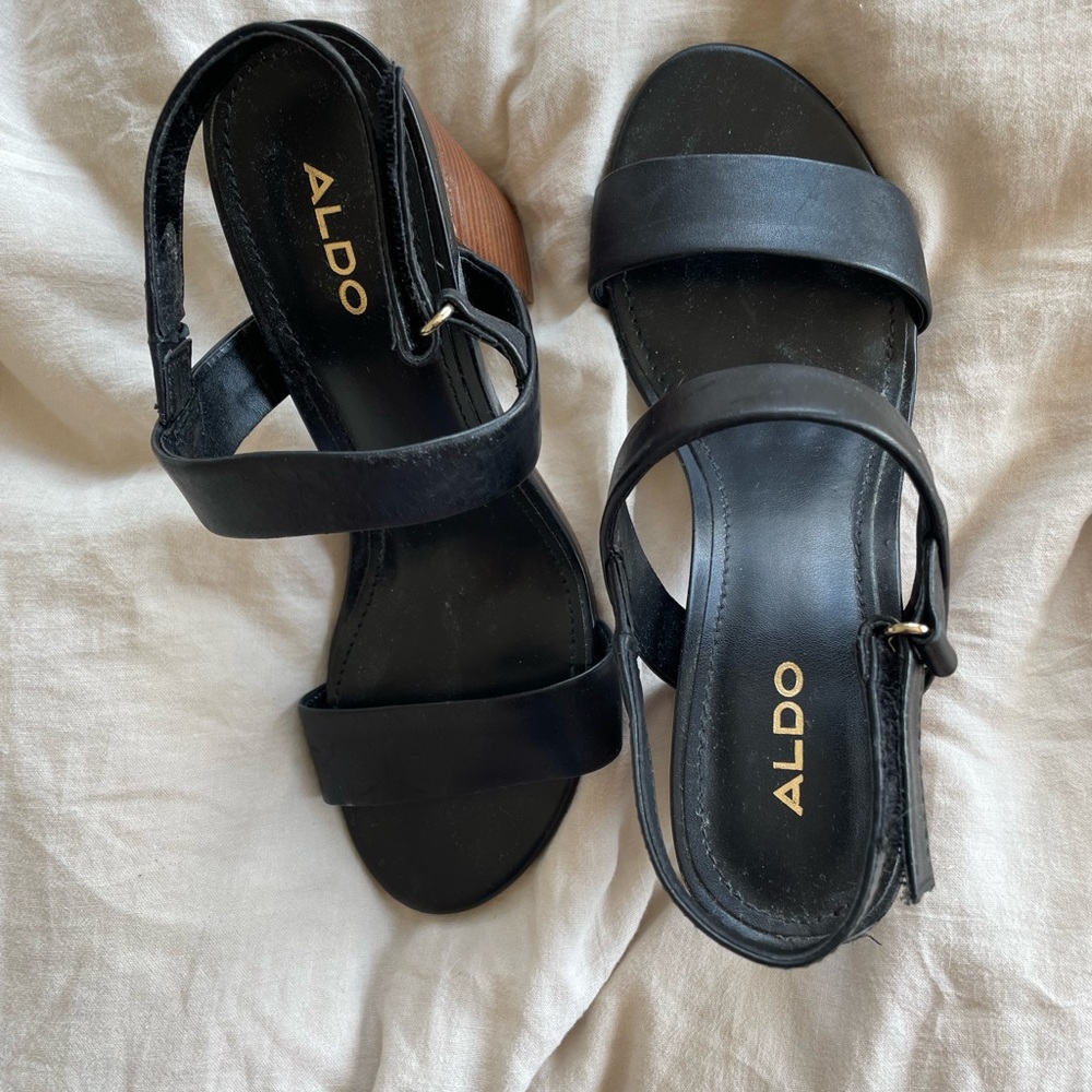Aldo Black Sandal